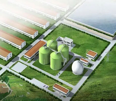 規(guī)?；镎託夤こ?></a></p>
<h2>規(guī)模化生物沼氣工</h2>
<p class=